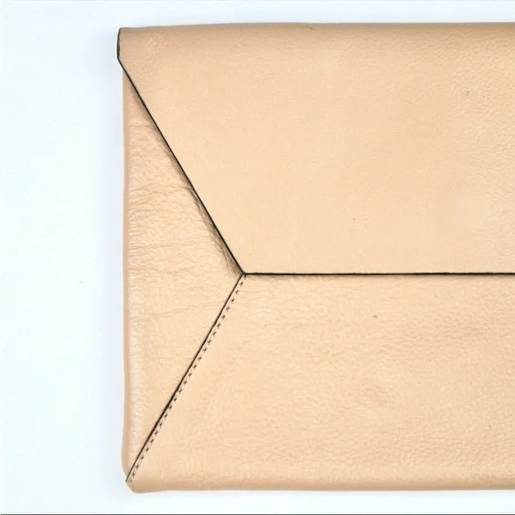 Frank + Oak envelope leather pouch/clutch - Picture 6 of 7